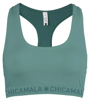 Produktbild von Damen-Rückenfreies Top, 1 Stück, einfarbig, Grün, Größe XL