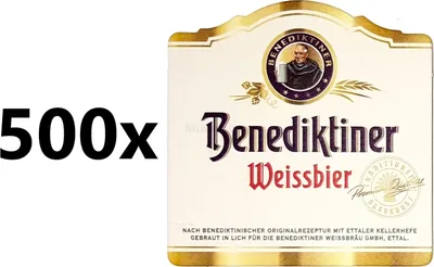Produktbild von Benediktiner Weissbier Bierdeckel / Untersetzer - 500 Stück