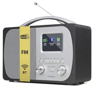 Produktbild von DAB+ und FM-Radio, Bluetooth, Wecker, schwarz