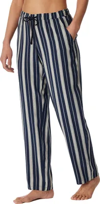 Produktbild von Schiesser Mix & Relax Schlafanzug Hose Aus hochwertiger We, Elastischer Bund mit Bindekordel, Seitliche Taschen