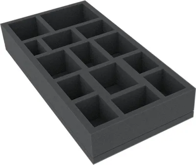 Produktbild von BEMFJK045BO - BEMFJK045BO 285 mm x 142,5 mm x 45 mm Schaumstoffeinlage für Brettspiele