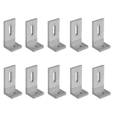 Produktbild von Avoltik 10er Set Verbindungswinkel 90° Winkel L Halter Verbinder Schienenverbinder Solar