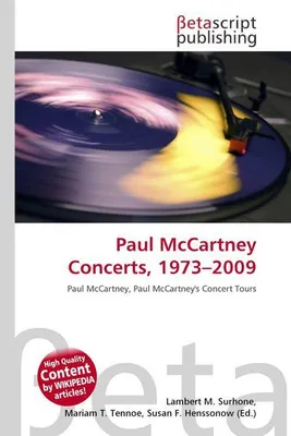 Produktbild von Paul McCartney Concerts, 1973-2009