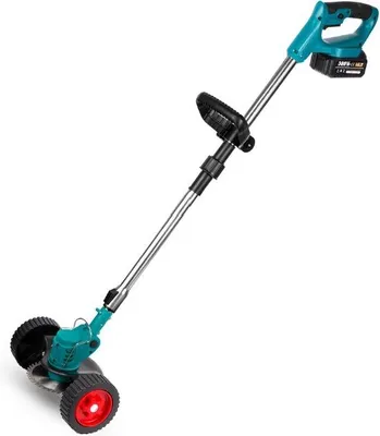 Obrázek produktu pro Elektrická ruční sekačka na trávu s výkonem 1500 W – 2 akumulátory 18–21 V – nůžky na trávu – vyžínač trávy