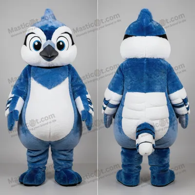 Produktbild von Blauhäher-Maskottchen MASTICOT im Cartoon-Stil "Schneewittchen"
