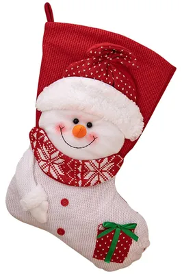 Weihnachtsstrumpf, Weihnachtsmann-Stiefel zum Befüllen, 1 Stück, 29 cm
