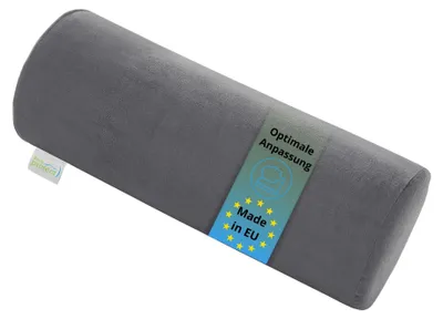 Obrázek produktu pro Polštář na krk - 15 x 40 cm - Paměťová pěna - Mikroplyš potah - Pratelný při 40 °C