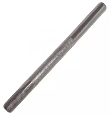 Produktbild von Sattelstütze Kerze Stahl 28,6 x 320 mml silber geriffelt