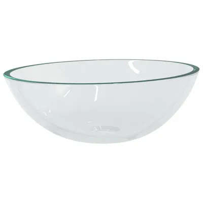 Obrázek produktu pro Umyvadlo sklo 50 x 37 x 14 cm průhledné