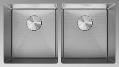 Immagine prodotto di Mexen Binox lavello in acciaio inox 2 vasche 800 x 450 mm, inox HC - 6421802000-01HC