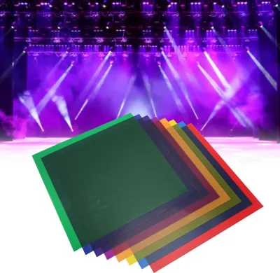 Produktbild von Farbfilterfolie Hochtransluzentes Universal-Korrekturgel für Strobe-LED-Lichtfotografie 8 Stück