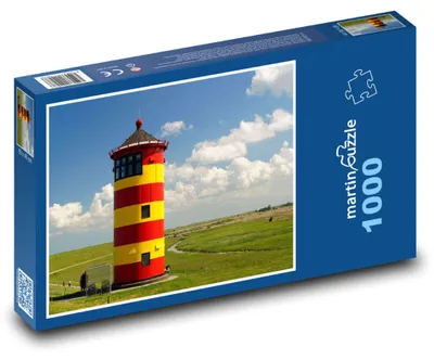 Produktbild von Puzzle 1000 Ostfriesland - Leuchtturm Pilsum - martinpuzzle