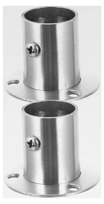 Produktbild von Verstellbare Flanschstangen-Halter aus Edelstahl (28 mm)