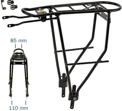 Produktbild von Fahrrad ALU Gepäckträger THINY für Gepäcktaschen Gepäck Träger 24 26 28 29 Zoll