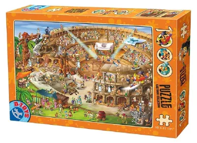 Produktbild von D-Toys Puzzle - Cartoon-Kolosseum in Rom - 1000 Teile