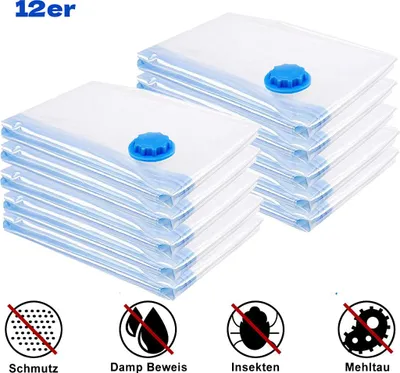 Produktbild von Izrielar 20x 80*120cm Vakuumbeutel Aufbewahrungsbeutel Vakuum Vacuum Beutel für Kleidung Betten