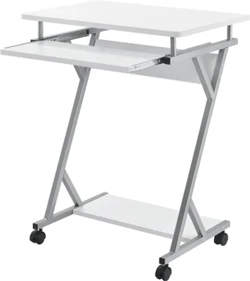 Immagine prodotto di [Scrivania arrotolabile 60x40x75cm Bianco Scrivania arrotolabile per computer Scrivania per ufficio Scrivania per PC
