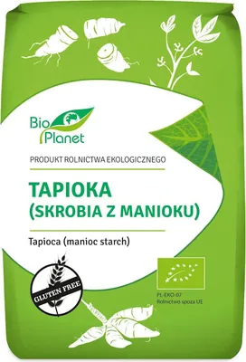 Obrázok produktu pre TAPIOKA (MANIOKOVÝ ŠKROB) BEZLEPKOVÁ800 g -PLANÉTA