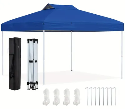 Immagine prodotto di Tenda pop-up - Tenda istantanea - Tenda da campeggio - Tenda per la privacy - Tenda da spiaggia - Blu/Grigio