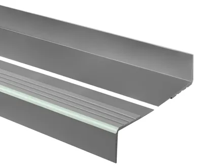 Produktbild von Antirutsch-Profil für Treppen, RDFL, 2,75 m, dunkelgrau - Quest