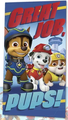 Produktbild von Paw Patrol - Badetuch 140x70cm
