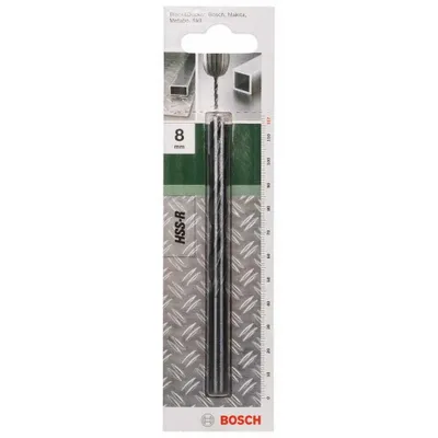Produktbild von Bosch 2 609 255 017, Bohrer, 8 mm, 117 mm, Metall, Kunststoff, Edelstahl, 7,5 cm, 8 mm