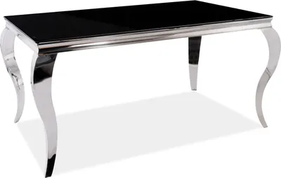 Zdjęcie produktu dla Stół PRINCE 150x90 czarny/metal