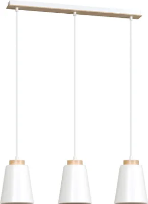 Image de Lustre Emibig 3xE27 60 W BOLERO 3 BLANC 443/3