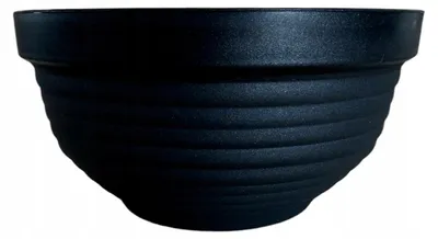 Produktbild von Tomplastik Schwarze Kunststoff-Blumenschale 18 cm Robust