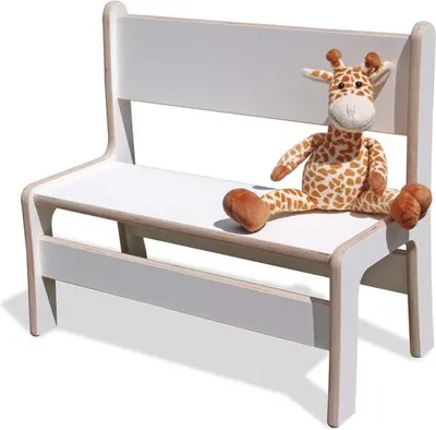 Produktbild von Eli-Kids Kinderbank - Weiß