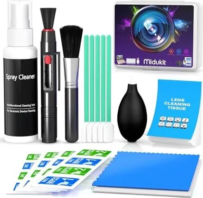 Produktbild von Kamera Reinigungsset für Digitale Spiegelreflexkamera, Kompatibel mit Canon Sony Nikon Pentax, Kamera Objektiv Sensor Reinigungsset, Kamera Reinigung Zubehör, Camera Lens Cleaning Kit