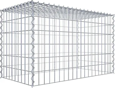 Obrázek produktu pro Přídavný gabion typ 3 100 cm x 60 cm x 50 cm (D x V x H), velikost ok 5 cm x 10 cm, spirála