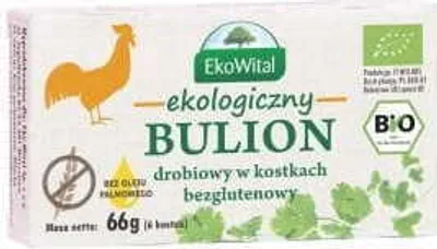 Produktbild von Geflügelbrühe in Würfeln ohne Palmöl glutenfrei 66 g EkoWital