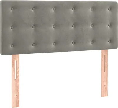 Immagine prodotto di Testiera Grigio Chiaro 100x5x78/88 cm in Velluto