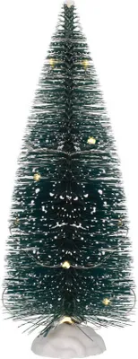 Produktbild von Künstliche Tanne Dekotanne 22cm mit LED Lichterkette warmweiß