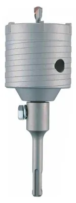 Image de Scie Cloche Trépan Renforcé et Pointes Carbure - Béton et Maçonnerie 130° D. 35 x Lt. 85 x Lu. 65 mm x Q. SDS+ x Z4 - Diamwood