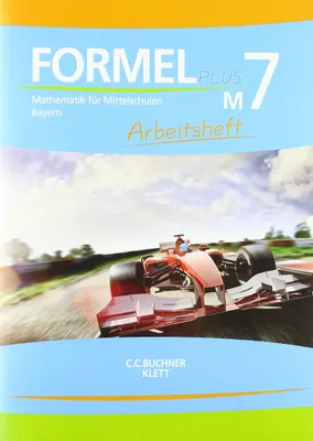 Produktbild von Formel Plus 7M. Arbeitsheft Klasse 7 (Kurs M). Ausgabe Bayern Mittelschule ab 2017