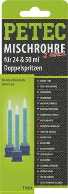 Produktbild von Petec Mischrohre Mischrohr für 24ml 50ml 1:1 98603