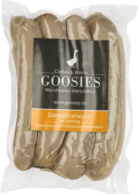 Produktbild von Gänsebratwurst im Saitling