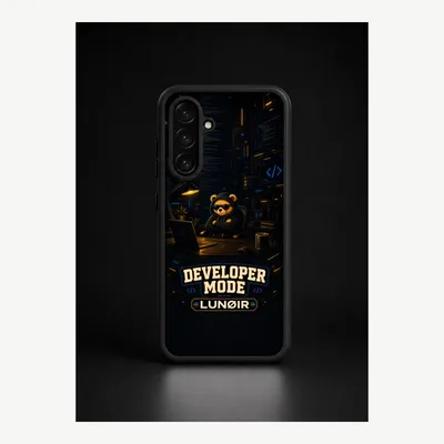 Obrázok produktu pre Puzdro pre telefón Samsung A26, ochranné puzdro s motívom pre vývojárov – značka LUNØIR ©