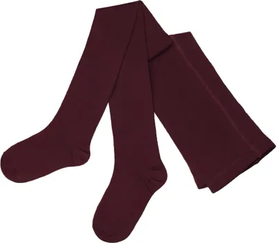 Produktbild von Damenstrumpfhosen aus Baumwolle UNI Klassisch Burgund Größe 40-42