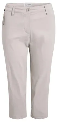 Immagine prodotto di Craghoppers - Pantaloni capri "Kiwi Pro III" da donna CG2480 (38 DE) (grigio ostrica)