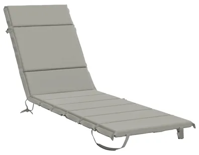 Immagine prodotto di Cuscino per sdraio GEMERT, 100% poliestere, grigio, 200 x 60 x 3 cm