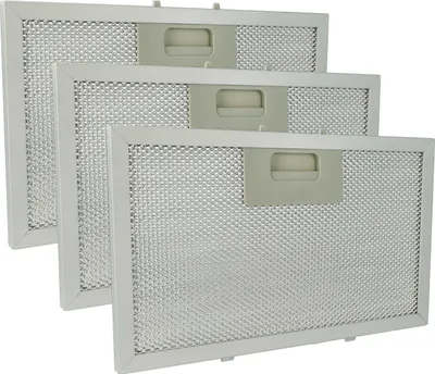 Produktbild von vhbw 3x Filter Metallfettfilter Ersatz für Klarstein 10034877 für Dunstabzugshaube, Aluminium, Aktivkohle
