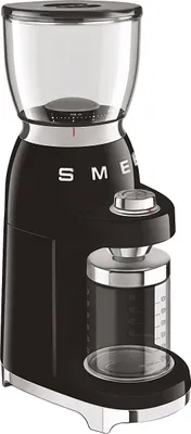 Produktbild von Smeg 50s Style CGF01BLEU Kaffeemühle mit Mahlgradeinstellung - Schwarz
