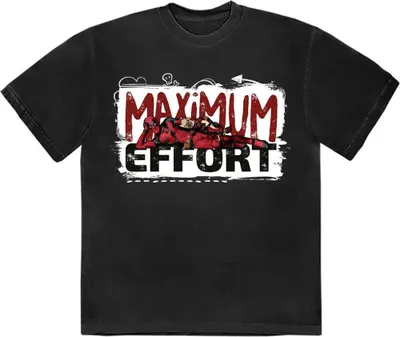 Immagine prodotto di Marvel Comics - Maglietta "Maximum Effort" per uomo/donna Unisex RO11651 (M) (Nero)