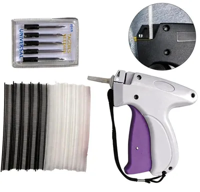 Produktbild von Mini Nähmaschine Handnähgerät Schnellnähpistole Tragbare Kleidungs Reparaturmaschine für Kleidung Stoffe Reisen Haushalt