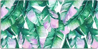 Produktbild von Schreibtischmatte Tischunterlage 100x50 cm Mauspad - Pastellblätter