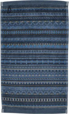 Produktbild von PIP STUDIO Geometric Print Gästehandtuch dark blue 30x50cm (1 Stück)
