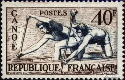 Produktbild von Briefmarken Frankreich 1953 Mi 981 mit Falz Sportbilder